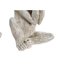 Figurine Décorative DKD Home Decor Beige Blanc Résine (14,5 x 11 x 19 cm) (3 Unités)