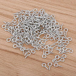 200set Vis De Fer Oeilles Crochet Bail Pendentifs Pendentifs Charms Connecteurs 4x8mm 1 pas cher