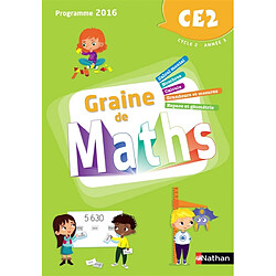 Graine de maths CE2, cycle 2, année 3 : programme 2016 - Occasion