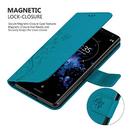 Cadorabo Coque Sony Xperia XZ2 Etui en Bleu pas cher