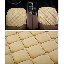 Wewoo 3 PCS / Set Luxueux noir Coussin de Siège de Voiture Chaud Universel Avant Arrière Housses de de Anti-dérapant Chaise Pad Chaude Car Mats No Retour Peluche pas cher