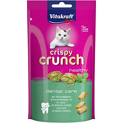 Collation pour Chat Vitakraft CRISPY CRUNCH Menthe Viande Oiseaux 60 g