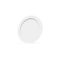 Inspired Downlight encastré rond 4 pouces 6W blanc naturel 4000K, 420lm, cadre blanc, Inc. Driver