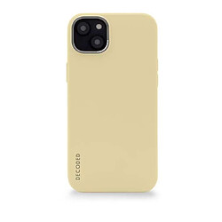 Decoded Coque pour iPhone 14 MagSafe en Silicone Antimicrobienne Beige