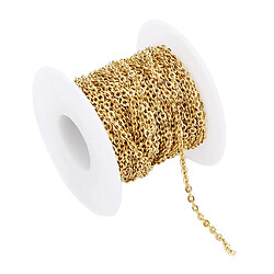 Acheter 10 verges bricolage lien lien fabrication de bijoux chaîne collier accessoire accessoire 1mm