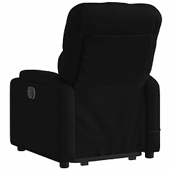 Acheter Maison Chic Fauteuil Relax pour salon, Fauteuil inclinable de massage électrique Noir Tissu -GKD32369