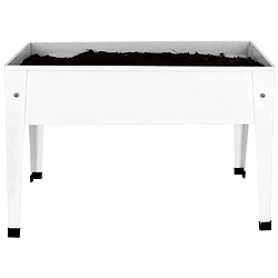 Avis Esschert Garden Carré potager en métal blanc 62 x 29 x 45 cm.