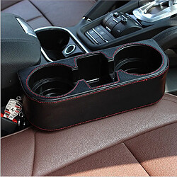 Universal Boîte de rangement en cuir portable portable stand voiture boisson étagère alimentation finition siège auto porte-gobelet | pas cher