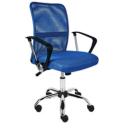 Beliani Chaise de bureau Bleu BEST