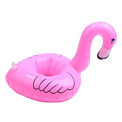 Wewoo Bouée porte gobelet Support flottant gonflable en forme de boisson de Flamingo, taille gonflée: environ 17.5 x 17 x 15.5cm