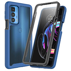 Coque en TPU anti-rayures bleu foncé pour votre Motorola Edge 20 Pro