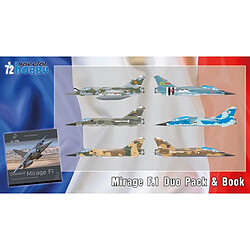 Mirage F.1 Duo Pack & Book - 1:72e - Special Hobby