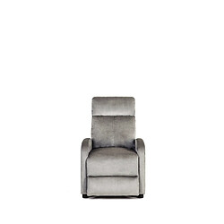 Vivaldi Fauteuil DANNY Gris Velours