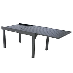 Hesperide Table de jardin extensible 10 Personnes Piazza - L. 135/270 cm - Noir graphite