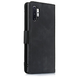 Avis Wewoo Housse Coque Étui en cuir de style portefeuille skin veau pour Samsung Galaxy Note10 + / Note10 + 5Gavec fente carte séparée Noir