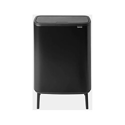 Brabantia Poubelle Touch Bo Touch Bin Hi, 60L - Matt Black 130229