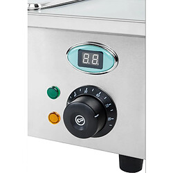 Helloshop26 Vitrine bain-marie électrique professionnel 3 x GN 1/2 1 300 watts 3614108 pas cher