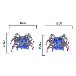 Universal Kit de robot Spider DIY Assemble Télécommande Spider Kit de construction DIY Toys pour enfants