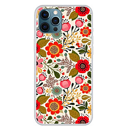 Coque en TPU anti-chute, antichoc fleurs colorées pour votre Apple iPhone 13 Pro 6.1 pouces