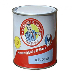 Peinture Glycéro - Bois / Métal - Brillante - Bleu Océan - 0.5 L - ONIP