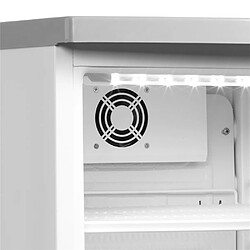 Armoire à Boissons Réfrigérée Vitrée Blanche BC85 w/Fan - TEFCOLD