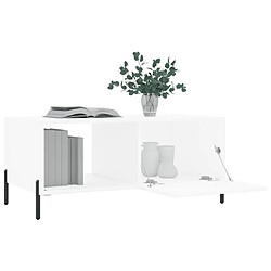 Avis VIDAXL Table basse - Blanc