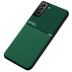 Coque en TPU + PU antichoc vert pour votre Samsung Galaxy S22 Plus 5G