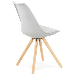 Acheter Alterego Chaise scandinave 'GOUJA' grise