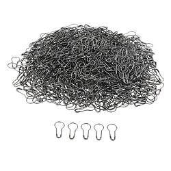 Acheter 1000 Pcs En Forme De Calebasse En Métal Gourde Poire Ampoule De Sécurité Pin Tag Fixation Noir