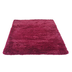 Mendler Tapis HWC-F69, shaggy, épais, poil long, tissu/textile, cotonneux, doux, 200x140cm ~ bordeaux