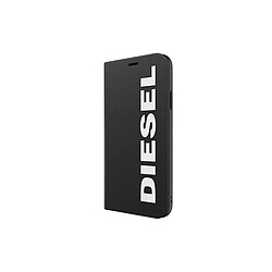 Diesel Étui Folio pour iPhone 11 Pro Max Gamme Booklet avec Emplacements des Cartes Noir