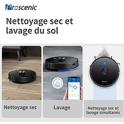 Proscenic Aspirateur Robot Laveur M7 Pro avec Navigation au Laser (LDS) , Robot Aspirateur Nettoyeur Intelligent avec Grande Puissance d'Aspiration et Longue Autonomie pas cher