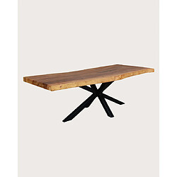 UNIQKA Dempo - Table repas en suar massif L250 cm 12-14 pers.