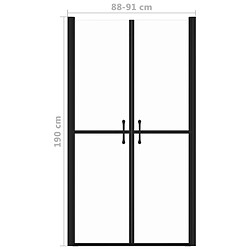 Acheter VidaXL Porte de Douche ESG Transparent