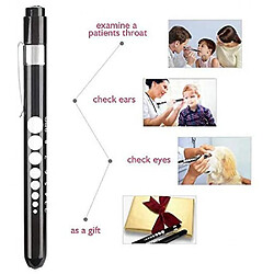 Avis Universal Mini stylo torche LED pour la maison, l'extérieur, le médecin, l'infirmière, EMT (noir, 1 paquet) (violet) réutilisable