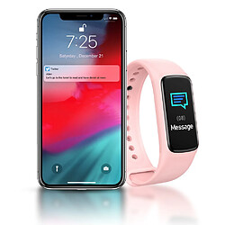 Acheter INF Bracelet d'activité avec moniteur de pouls, d'oxygène sanguin et podomètre Pink