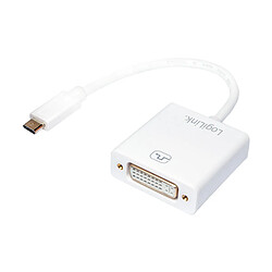 LogiLink Câble adaptateur USB 3.1 - DVI, blanc ()