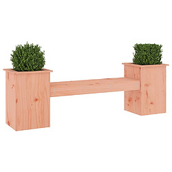 Avis Maison Chic Banc d'extérieur | Banc avec jardinières 184,5x39,5x56,5cm bois massif de douglas -GKD28689