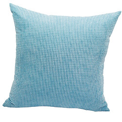 Avis Taie D'oreiller Douce Housse De Coussin De Canapé Carré Taille Bleu Clair 60 X 60cm