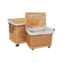 Avis Set de basket DKD Home Decor osier (48 x 33 x 43 cm)