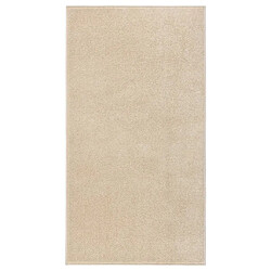 vidaXL Tapis à poils courts 80x150 cm Beige