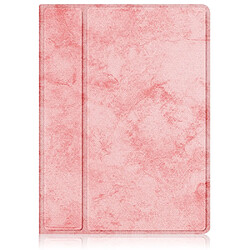 Etui en PU rotatif réglable avec support couleur unie rose pour votre Apple iPad mini (2021)