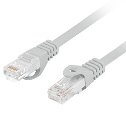 Lanberg Câble réseau Ethernet UTP gris Cat.6 2 m PCU6-10CU-0200-S