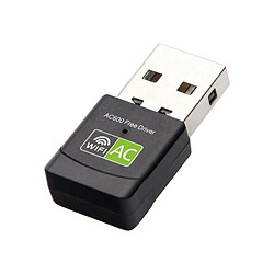 Acheter pilote gratuit 600mbps usb wifi dongle ac600 double bande 2.4ghz et 5.8ghz adaptateur usb sans fil