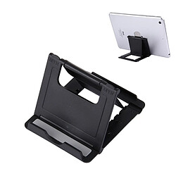 Wewoo Support Holder noir pour l'pour iPhone, Samsung, , Xiaomi, HTC et tout autre Smartphone, comprimés universel pliable de mini de téléphone, taille: 8.3 x 7.1 x 0.7 cm,