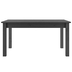 Avis ComfortXL Table Basse Gris 80x50x40 Cm Bois Massif De Pin