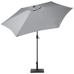 Acheter Beliani Parasol de jardin gris foncé d 270 cm VARESE