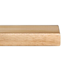 Avis Plateau de Table Carré Pré-Percé Coloris Bois Naturel 700mm - Bolero