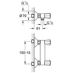 Avis Grohe Mélangeur de douche Costa L 26330001