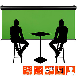 Écran à fond vert celexon motorisé Chroma Key 300 x 225 cm pas cher